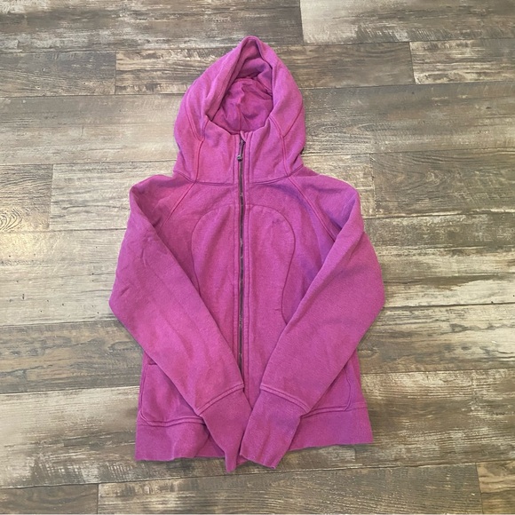 lululemon athletica Tops - Lululemon scuba full zip hoodie lined purple